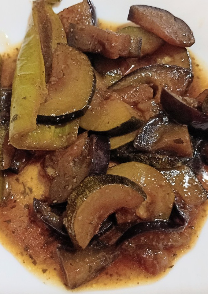 Una foto de Verduras en salsa teriyaki