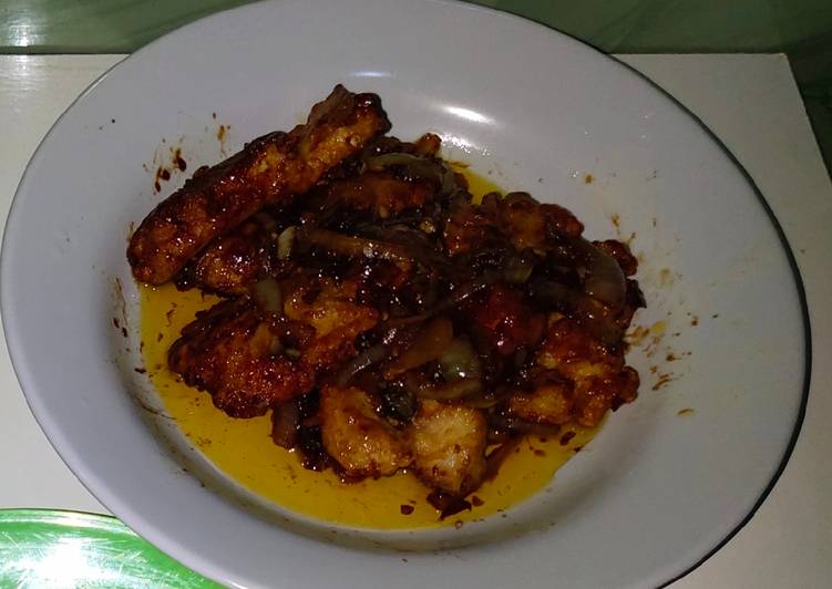 Ikan fillat bumbu mentega