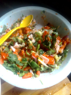 A picture of Home made kachumbari4weekschallenge.