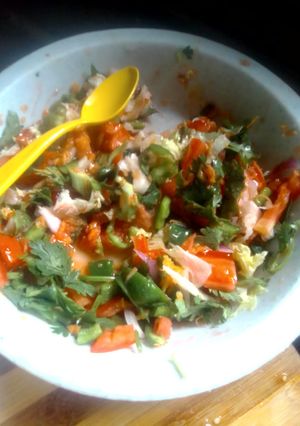 A picture of Home made kachumbari4weekschallenge.