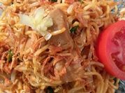 Gambar mie urai goreng pedas