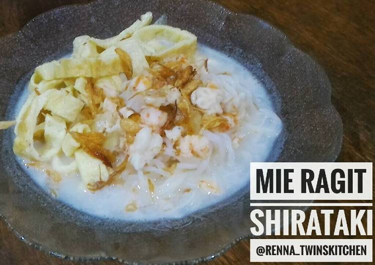 Cara Gampang Membuat Mie ragit shirataki (khas indramayu) Anti Gagal