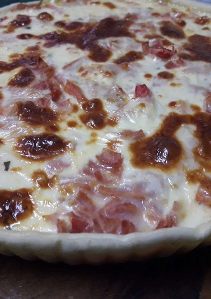 Una foto de Tarta caprese