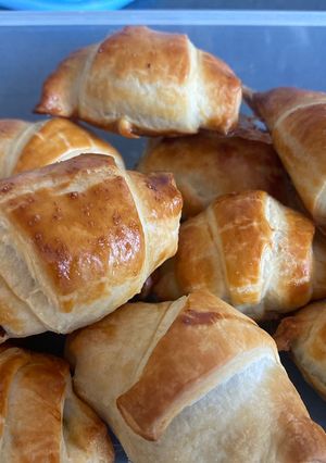 Una foto de Croissants de chocolate