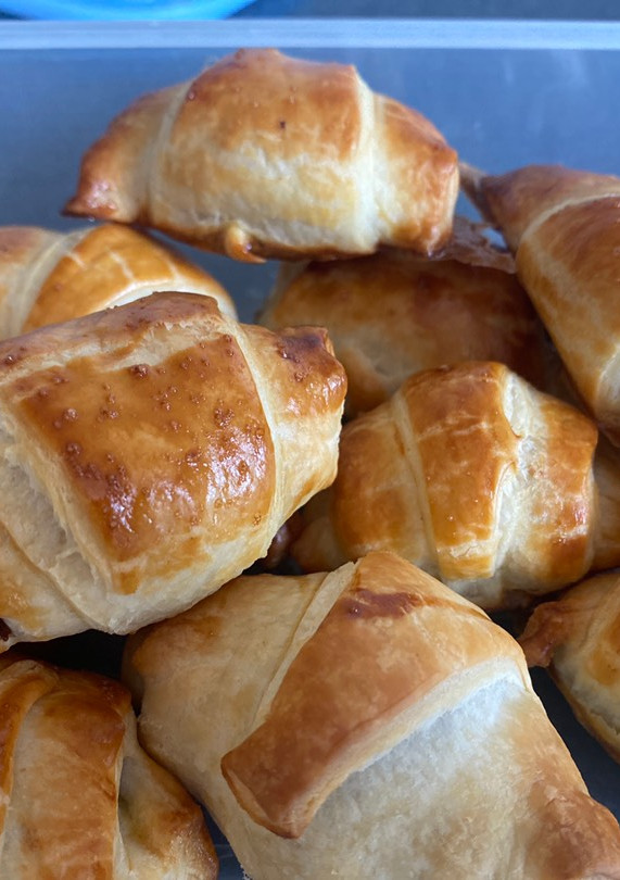 Una foto de Croissants de chocolate