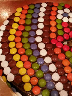 Una foto de Tarta pez con lacasitos
