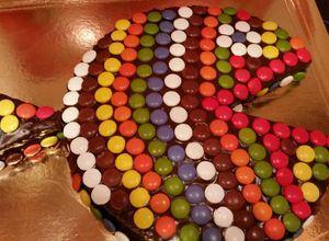 Una foto de Tarta pez con lacasitos