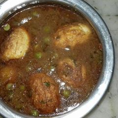 Matar Egg curry A picture of Matar Egg curry.