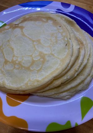 Una foto de Masa básica de crepe