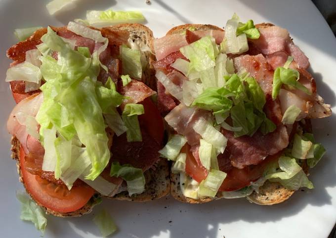Recipe of Perfect BLAT (Bacon, Lettuce, Avocado, Tomato) Sandwich