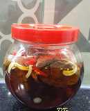 Bắp bò ngâm nước mắm