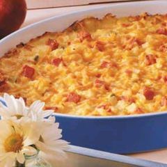 A picture of Cheesey Ham & Hash Brown Bake.