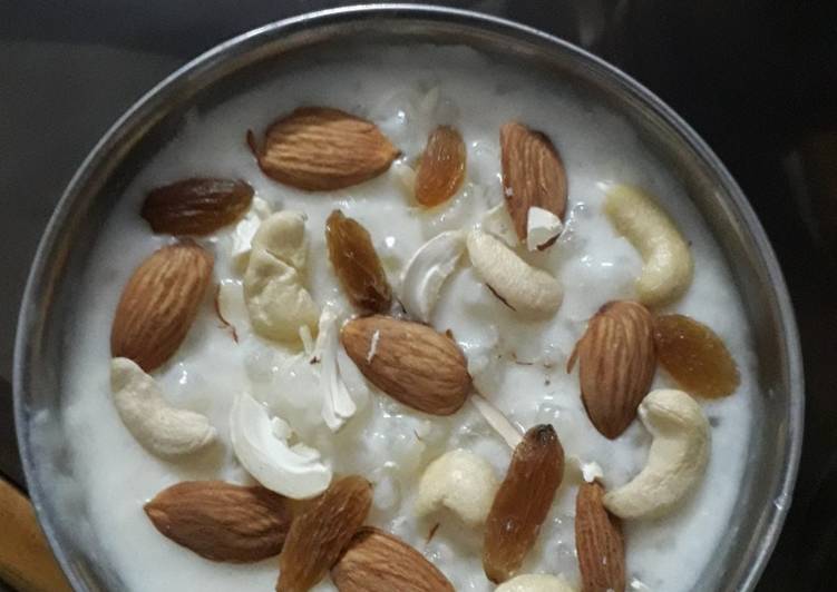 How to Make Any-night-of-the-week Sabudana kheer