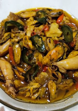 Foto resep Tumis kerang baby cumi