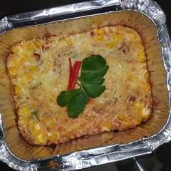 A picture of Baked Cheesy Oat & Veggies.