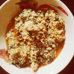 A picture of Melon soup.