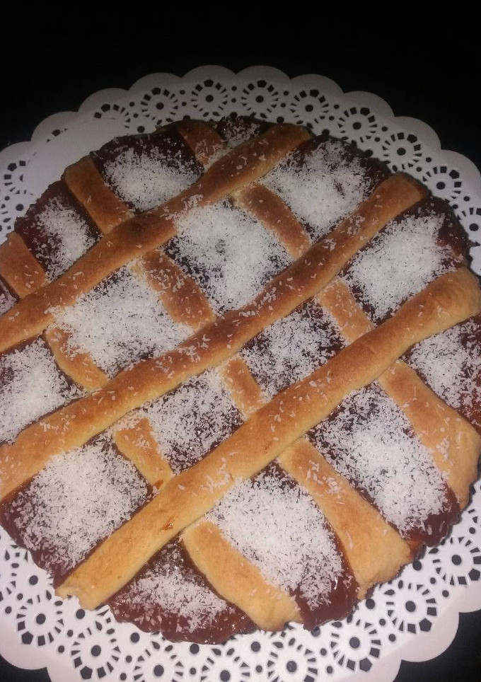 Una foto de Pasta frola de dulce de leche