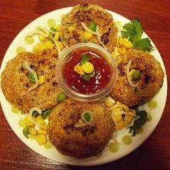 A picture of Corn Banana Cutlet.
