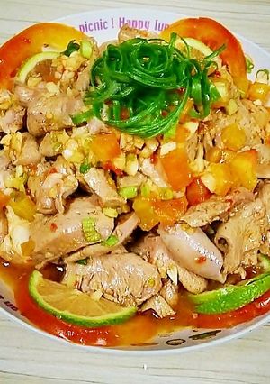 豬心酸辣爽 的食譜成品照片