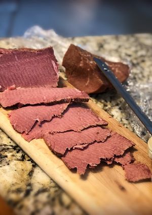 A picture of Homemade Corned Beef.