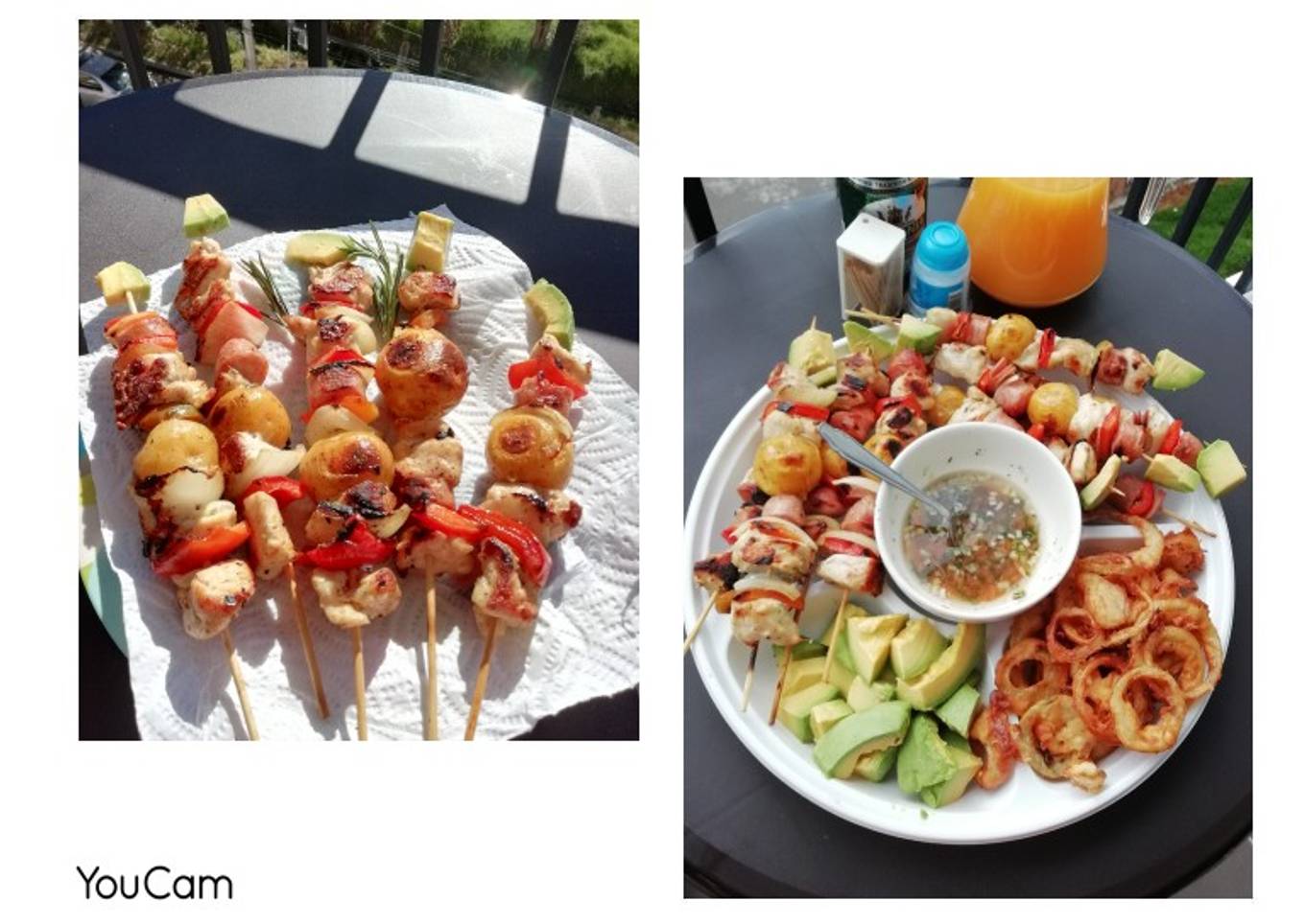 Pinchos 🍢 de pollo 🐔