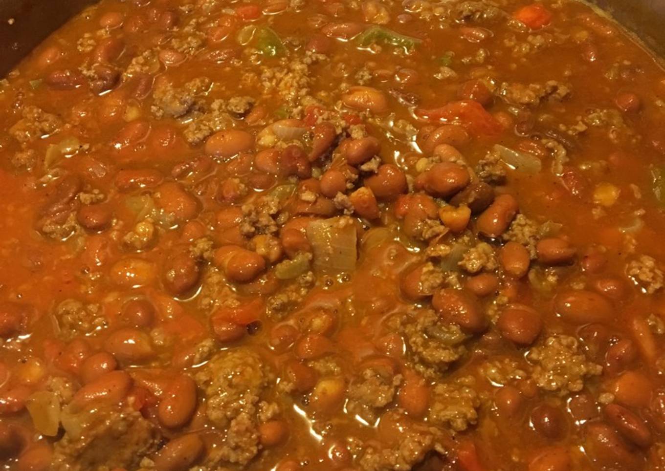 Ranch style beans w/seasoned beef