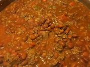 A picture of charro beans