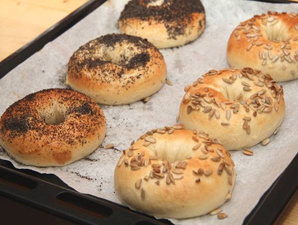 Bagel recept lépésről-lépésre recept recept fotó