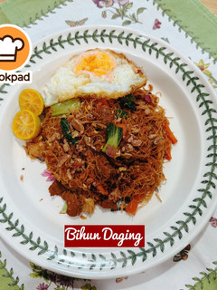 Gambar 👩🍳Bihun Goreng Daging
