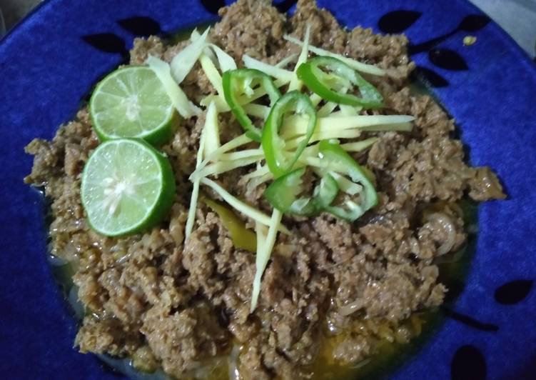 Simple Way to Make Super Quick Homemade Smokey dum mutton qeema