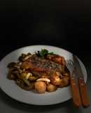 Ức vịt sốt BBQ