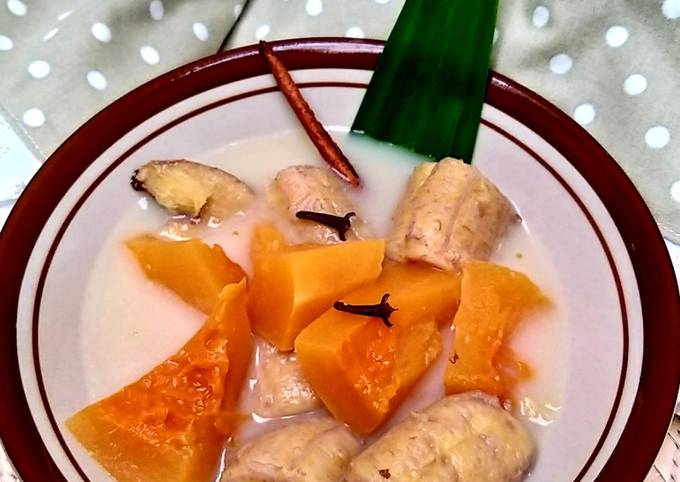 Kolak Pisang Butternut berempah