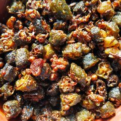 Crispy Okra recipe | Crispy Bhindi | Bhindi popcorn A picture of Crispy Okra recipe | Crispy Bhindi | Bhindi popcorn.