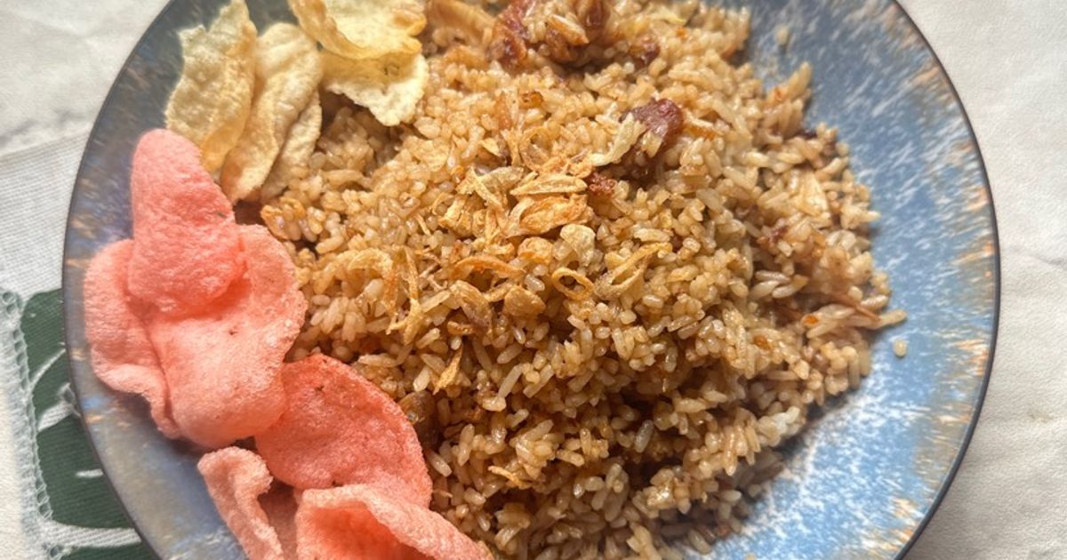 Nasi Goreng Ikan Asin Bulu Ayam