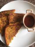 Besan wale toast