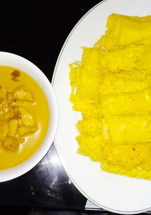 Foto resep Roti Jala kuah kari