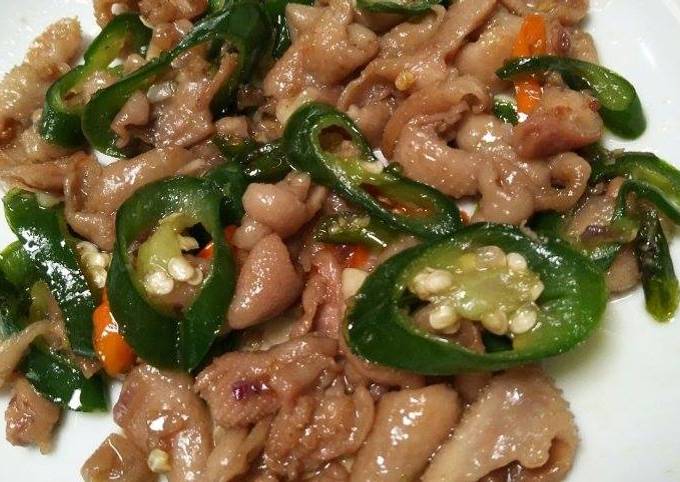 Resep Tumis Kulit Ayam Cabe Ijo Debm Oleh Robert Hendrik Liembono Cookpad