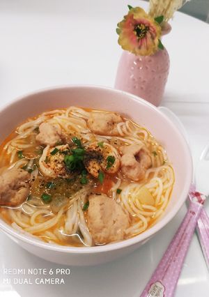 Hình của món Bún mọc tôm 💕💕💕.