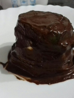 Una foto de Pastelito de kiwi y cacao