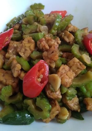 Foto resep 189. Oseng Parte (pare tempe)