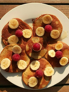 Una foto de Pancakes de plátano o banana🥞🍌