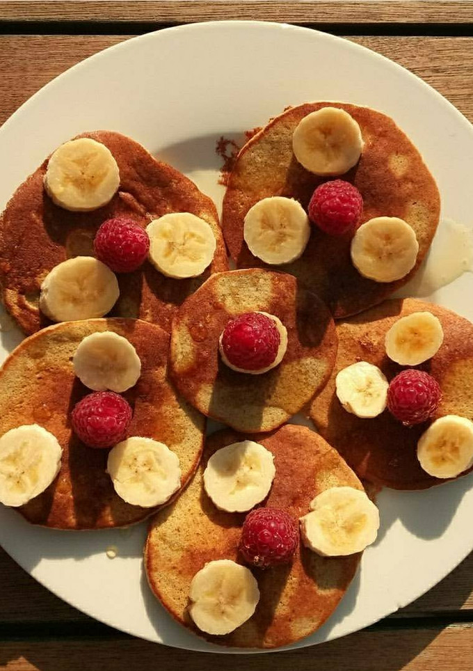 Una foto de Pancakes de plátano o banana🥞🍌