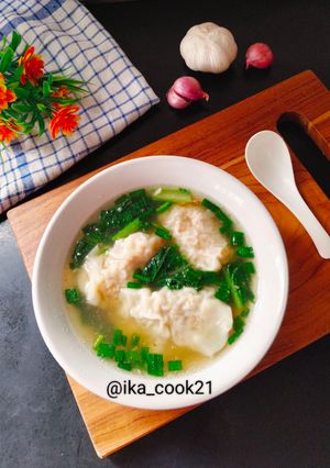 Foto resep Pangsit Ikan Rebus
