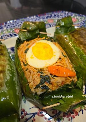 Foto resep Nasi Bakar Ayam Suwir