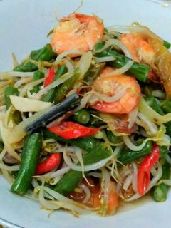 Foto resep Tumis kacang panjang dan tauge