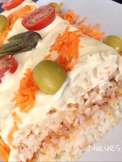 Una foto de Arroz a la primavera