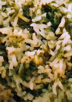 عکسی از دستور سبزی پلو ماهی
