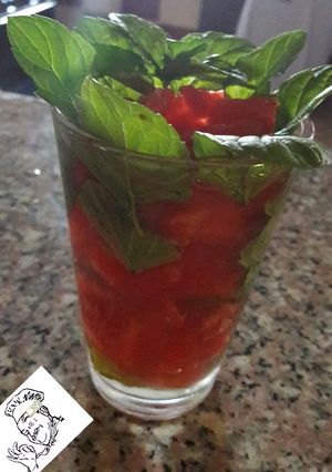 صورة لوصفة موهيتو البطيخ