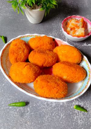 Foto resep Perkedel Kentang Wortel Macaroni