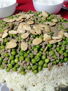 صورة لوصفة رز وبازيلا